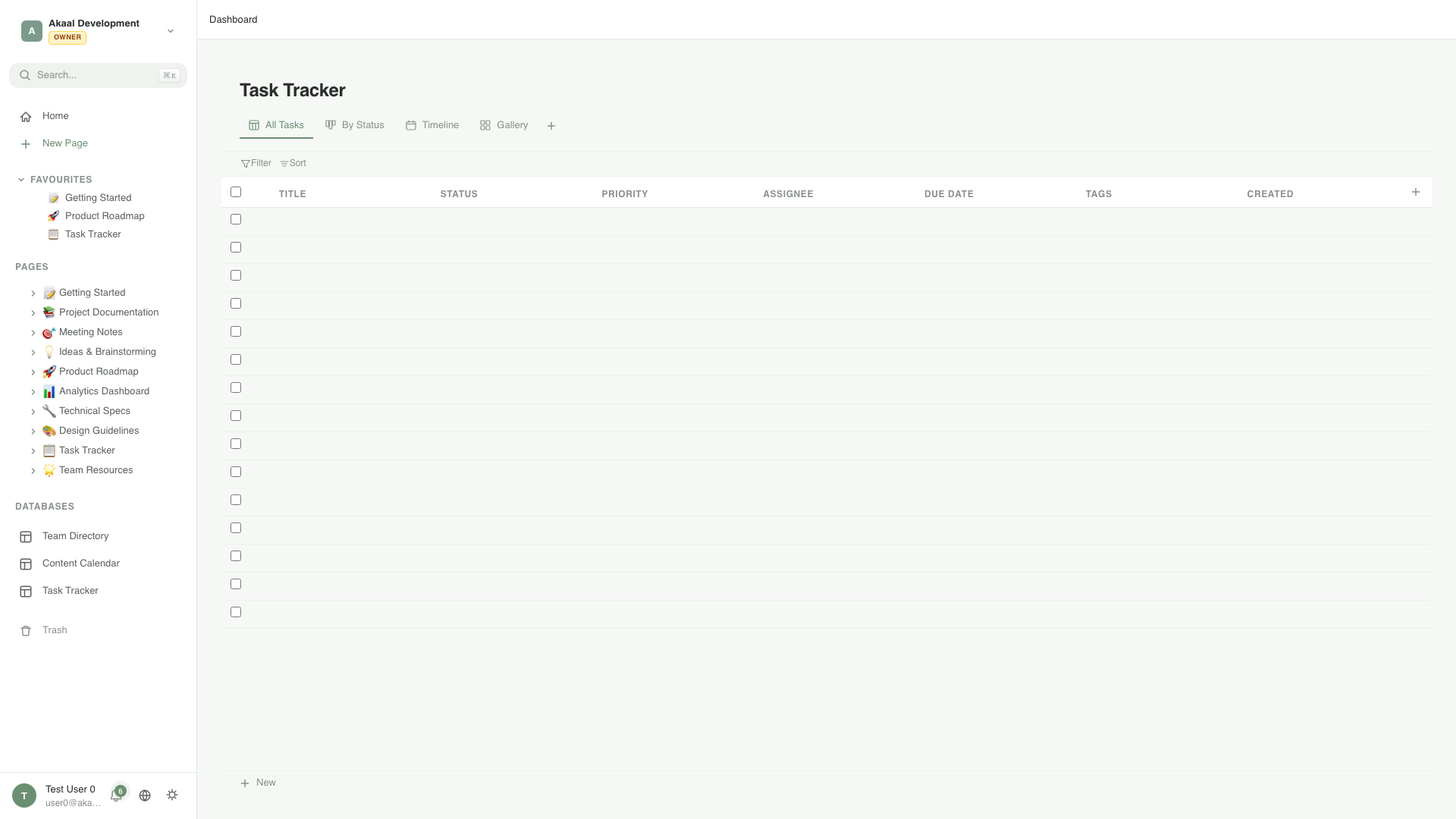 Databases — LibreDiary feature preview
